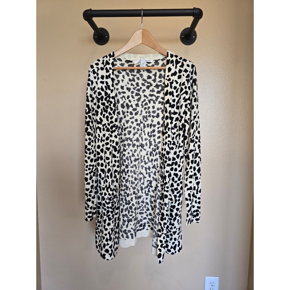 Diane Von Furstenberg‎ animal print cardigan women's size medium